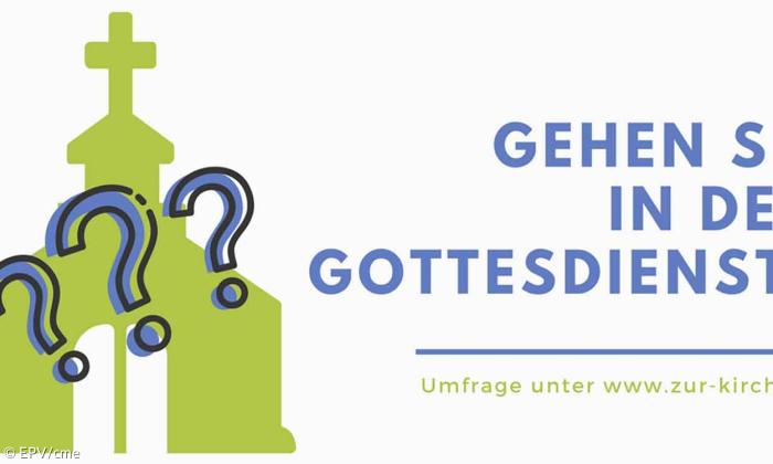 Umfrage Gottesdienstbesuch