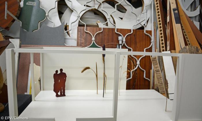 Installation "Maß und Werk" von Martin Wöhrl