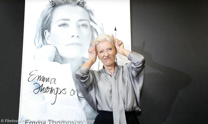 Cinemerit-Award beim Münchner Filmfest 2018 für die britische Schauspielerin Emma Thompson.