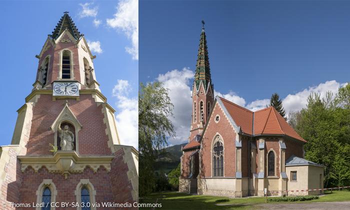 Evangelische Heilandskirche in Mürzzuschlag in der Steiermark.