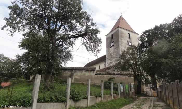 Kirchenburg in Hammersdorf / Gușterița, Rumänien