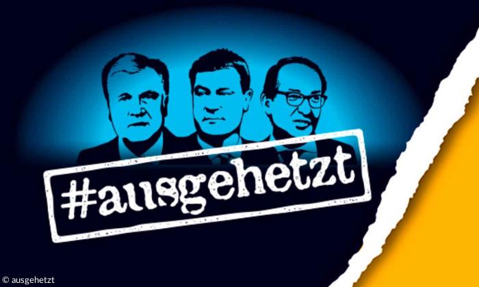 Demonstration ausgehetzt in München