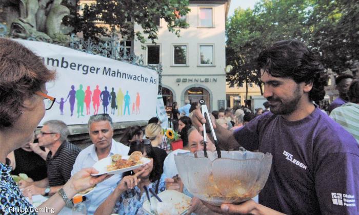 50. Bamberger Mahnwache Asyl 