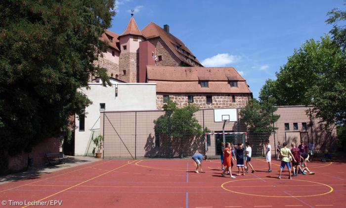 Sportanlage auf Burg Wernfels