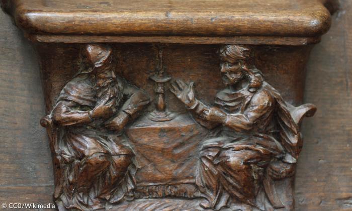 Jesus und Nikodemus