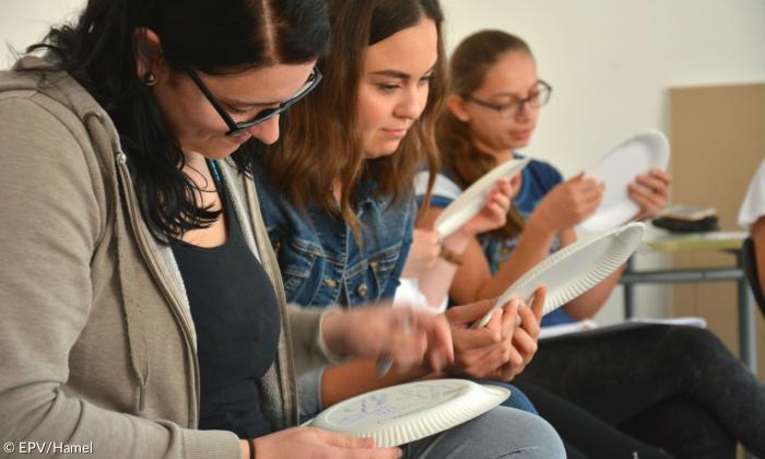 Schülerinnen der Berufsschule Fürstenfeldbruck, die am Förderprogramm "Stark" teilnehmen