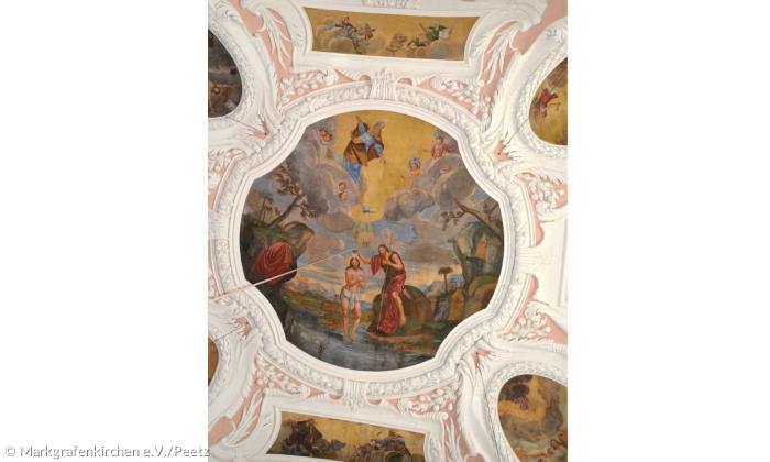 Deckengemälde der Ordenskirche Bayreuth