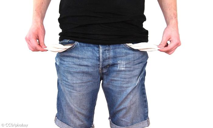 Das Geld fehlt, die Taschen sind leer.