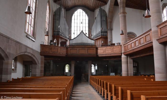 Innenraum der Dreieinigkeitskirche Nürnberg