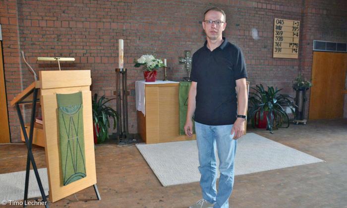 Anatolij Korschov aus Odessa kandidiert für den Kirchenvorstand in Nürnberg