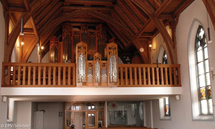 Johanneskirche Partenkirchen Orgelempore