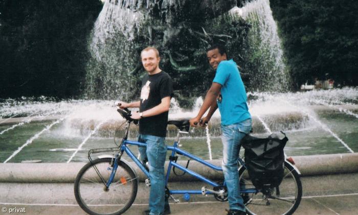Ruben Schenzle mit Zaki Adam