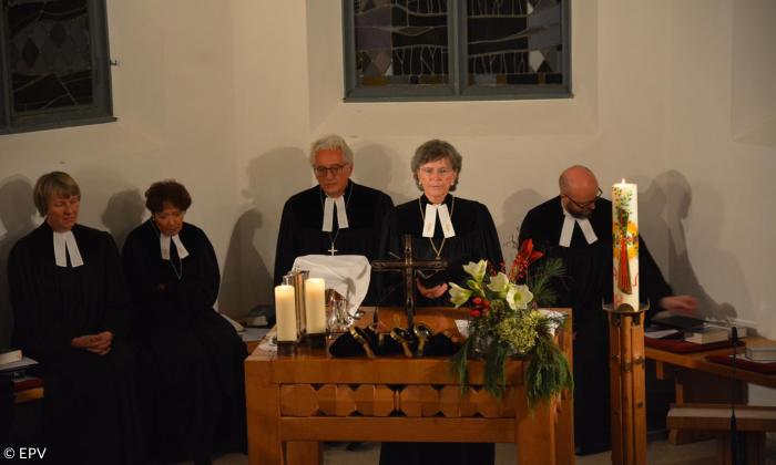 Eröffnungsgottesdienst der Landessynode in der Johanneskirche in Garmisch-Partenkirchen.