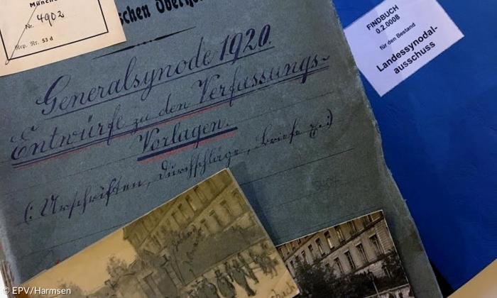 Entwürfe für der Verfassung für die bayerische Landeskirche - Generalsynode 1920