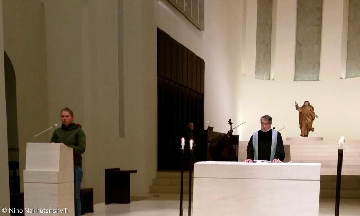 Fürbitten beim Hochschulgottesdienst in Augsburg
