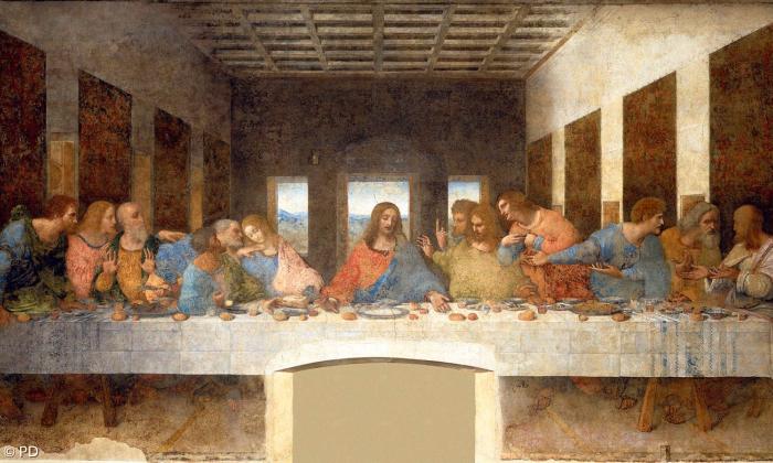 "Das Abendmahl" von Leonardo da Vinci