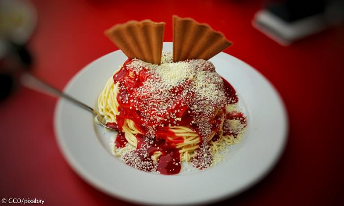 Spaghetti-Eis