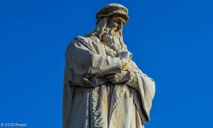 Leonardo da Vinci Skulptur