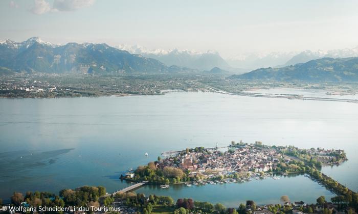 Panoramansicht von Lindau