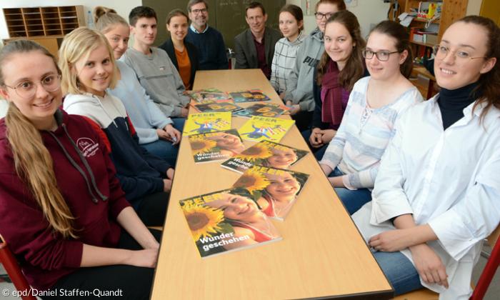Redaktionskonferenz der Schülerzeitung "Peer plus"