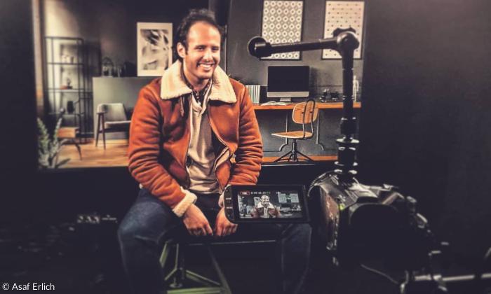 Asaf Erlich im Studio