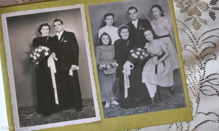 Heiraten Hochzeit Herta und Alfons Schmidt