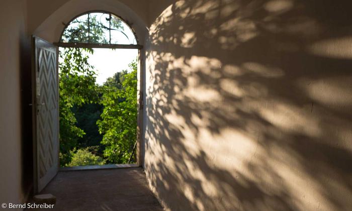 Schwanberg Blick aus dem Fenster 