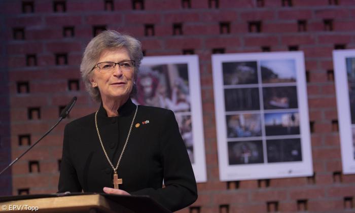 Regionalbischöfin Susanne Breit-Keßler bei der Eröffnung von Kultur.erben in München