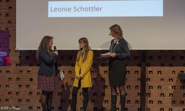 Leonie Schottler bei der Lagois-Preisverleihung 2019 in München