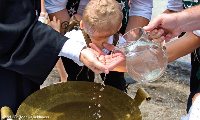 Baby Taufe Bayern Natur Alpsee