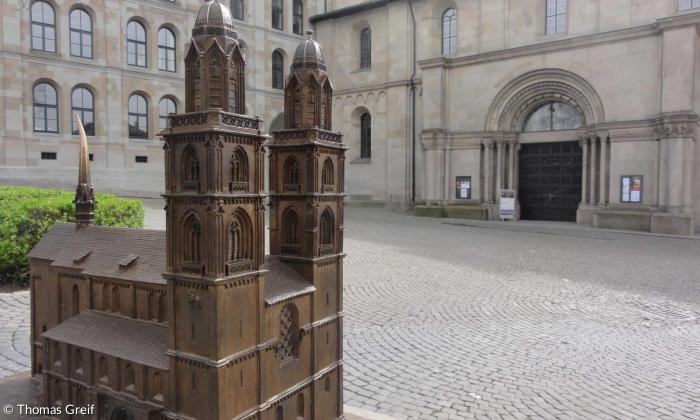 Zürich Großmünster Modell Thomas Greif
