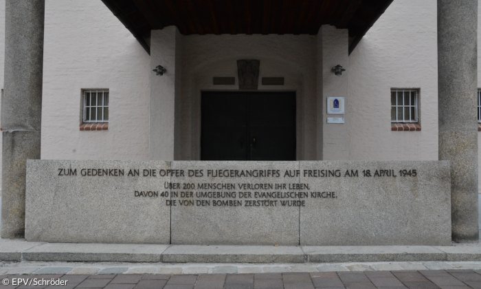 Gedenkstein Christi-Himmelfahrts-Kirche Freising 