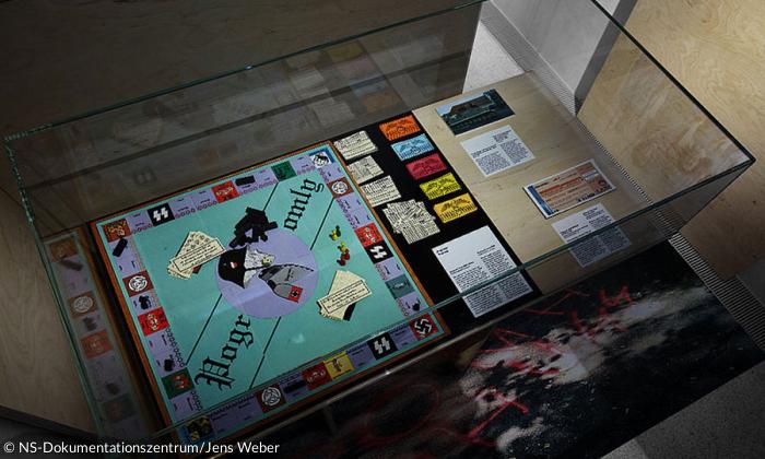 Brettspiel "Pogromly" von NSU im NS-Dokumentationszentrum München