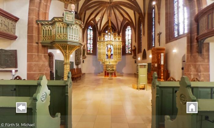 360°-Führung Fürth St. Michael