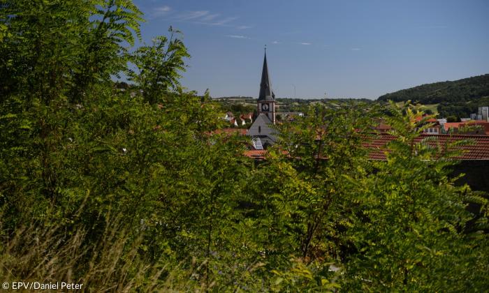 Blick auf Röttingen 