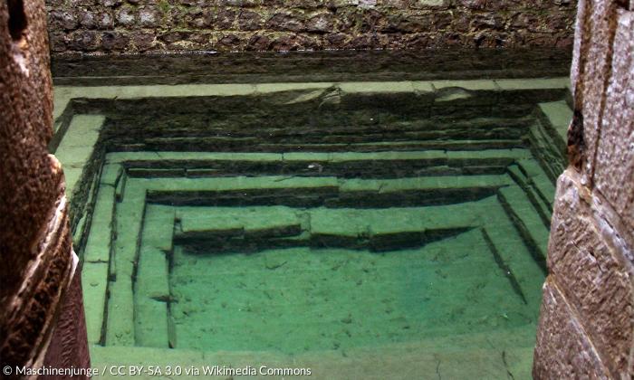 Die Mikwe von Speyer wurde zu Beginn des 12. Jahrhunderts im romanischen Stil errichtet.