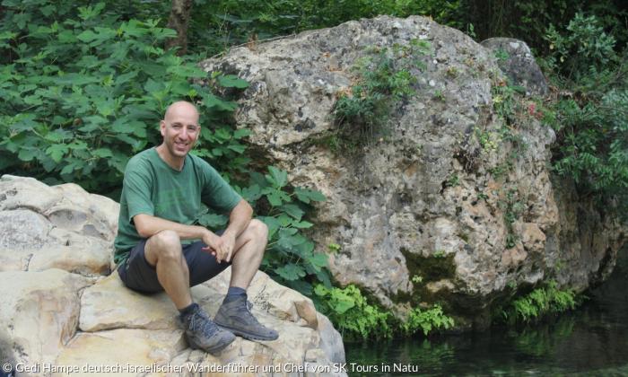 Gedi Hampe deutsch-israelischer Wanderführer und Chef von SK Tours in Nature