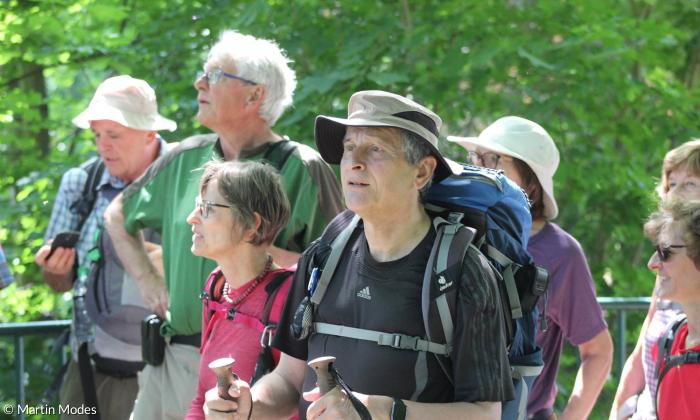 Pfarrer Michael Thein aus Bayreuth mit Pilgergruppe