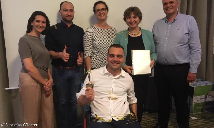 Sebastian Wächter, Gewinner des "European Speaker Award 2019"