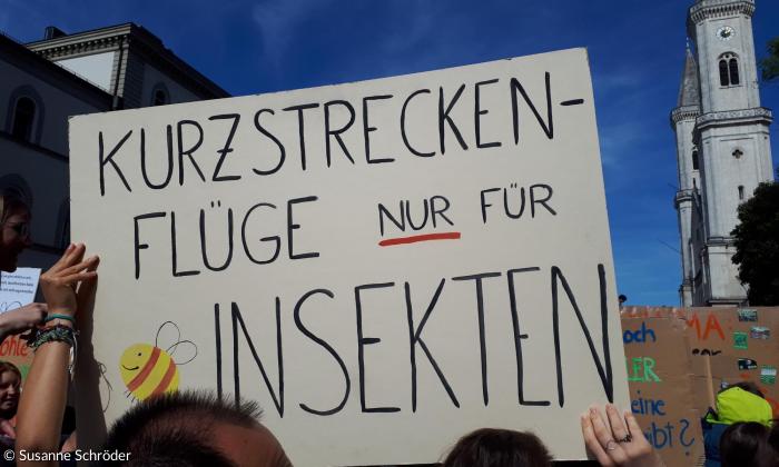 Klimademo 20. September 2019 München Insekten