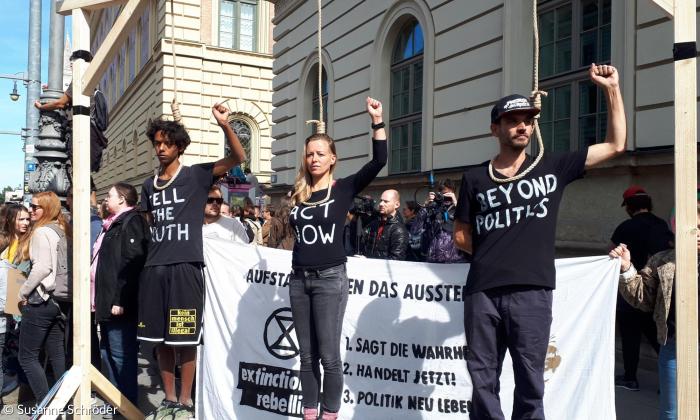 Klimademo 20. September 2019 München Galgen