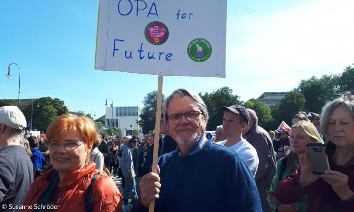 Klimademo 20. September 2019 München Opa for Future