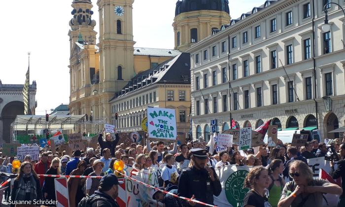 Klimademo 20. September 2019 München Königsplatz