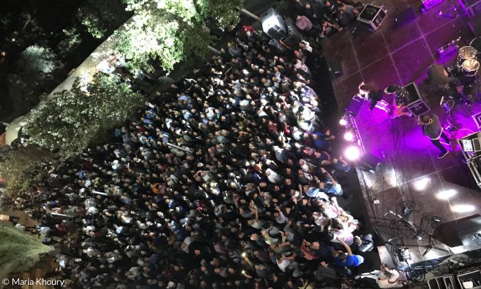 Party auf dem Oktoberfest in Taybeh