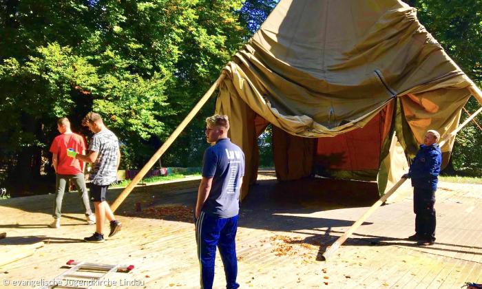 #ejunterwegs: das Zelt zieht um