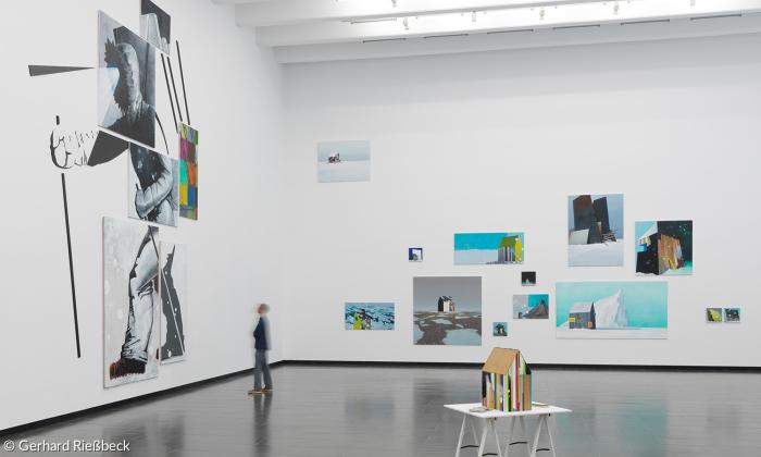 "Eisfreund": Gerhard Rießbeck in der Kunsthalle Schweinfurt (2018/19).
