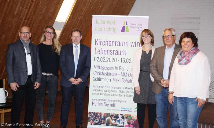 Das Projektteam der Vesperkirche Memmingen.