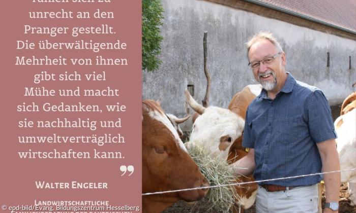 Pfarrer Walter Engeler ist Leiter der Landwirtschaftlichen Familienberatung der bayerischen Landeskirche am Evangelischen Bildungszentrum (EBZ) Hesselberg.