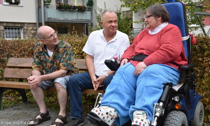 Sieglinde Park Rollstuhl Selbsthilfe Körperbehinderter