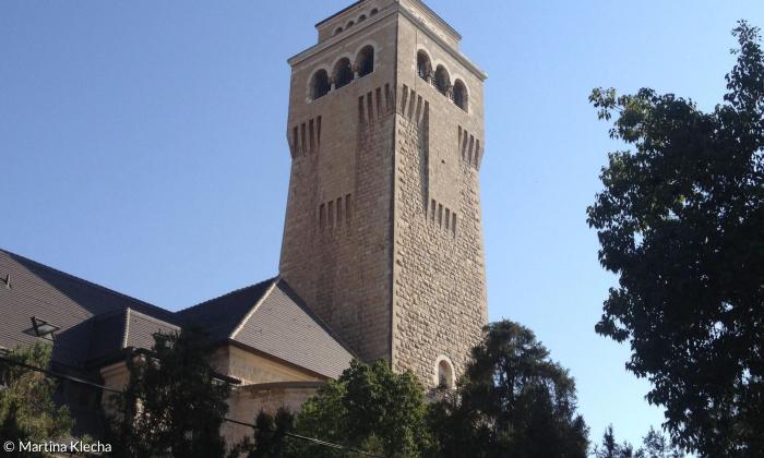 Der Turm der Himmelfahrtkirche